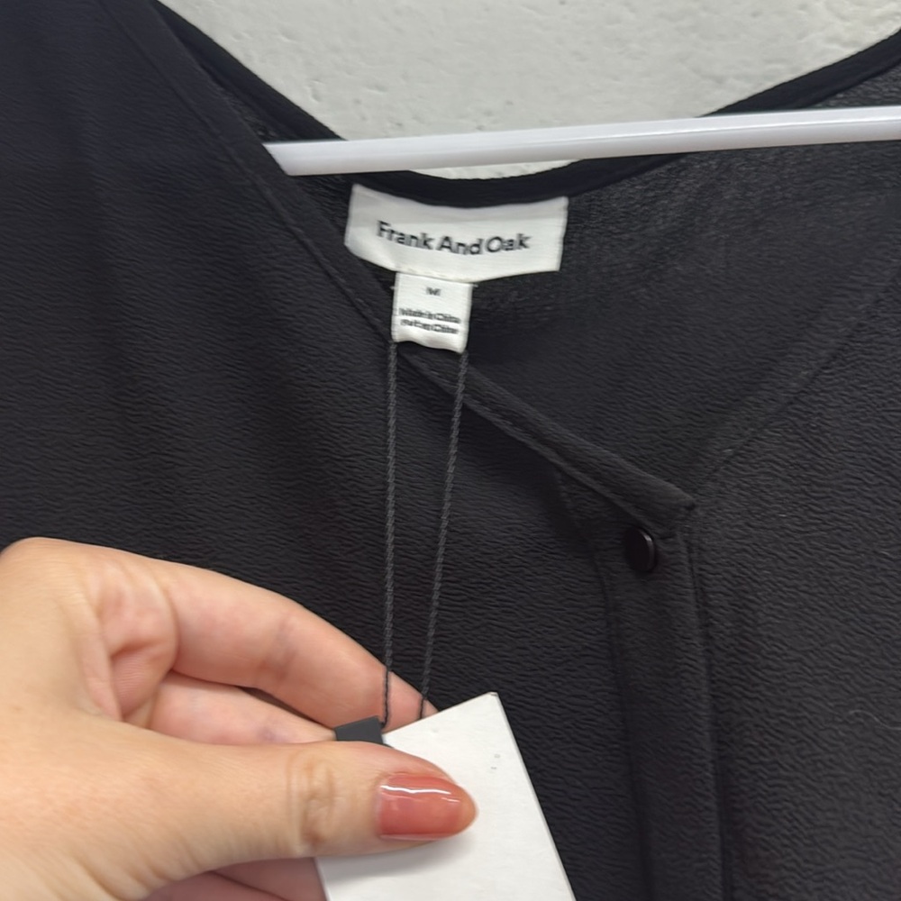 Black Ruffle Blouse - Picture 2 of 3